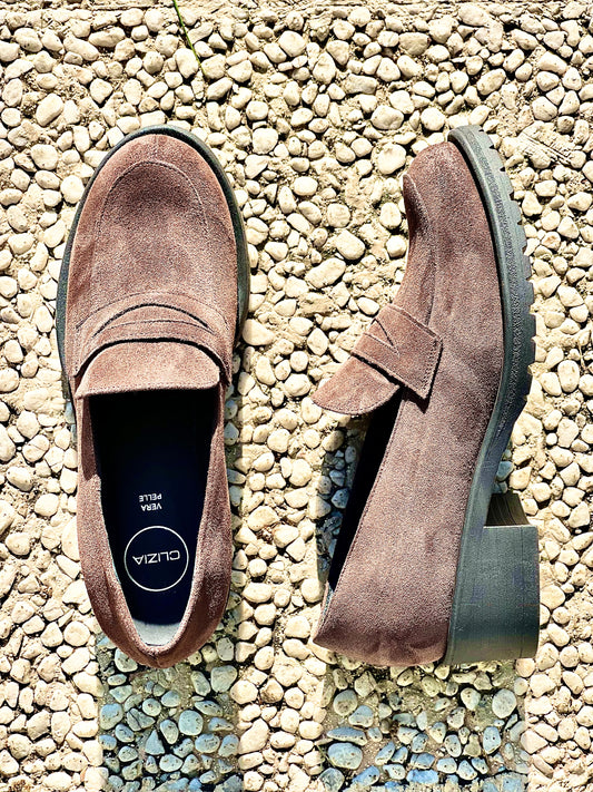 NELLY BROWN SUEDE