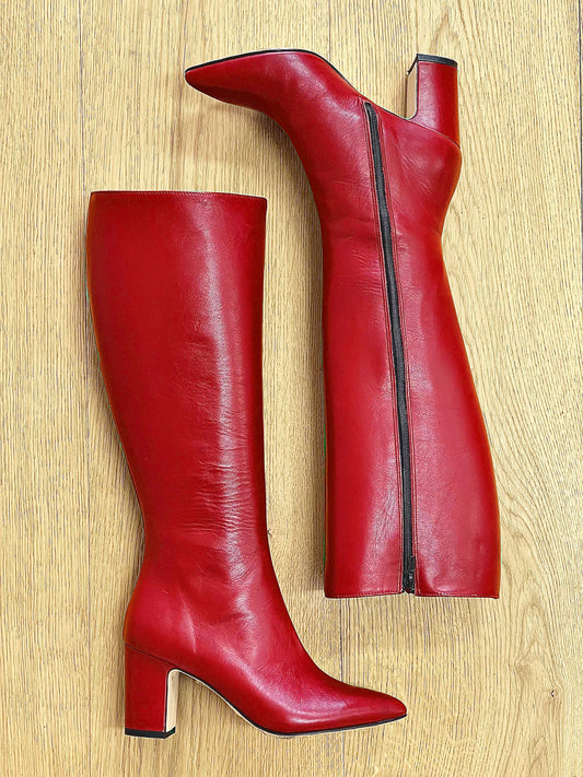 MARK LEATHER RED